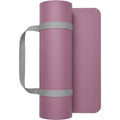 Livura Grip Surface Pilates Yoga Mat Mauve 5 mm With Strap