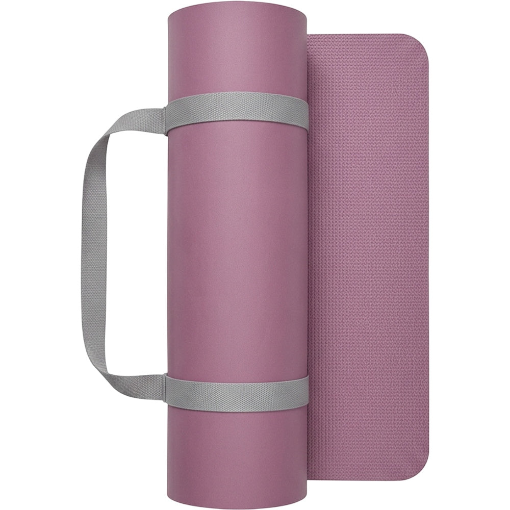Livura Grip Surface Pilates Yoga Mat Mauve 5 mm With Strap
